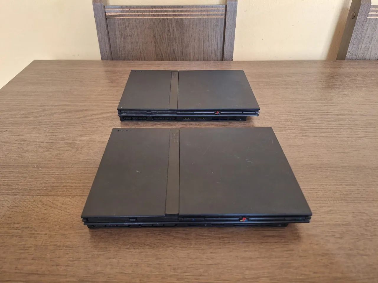 2 Playstation 2 Slim Somente O Console Matrix Leitor Ruim