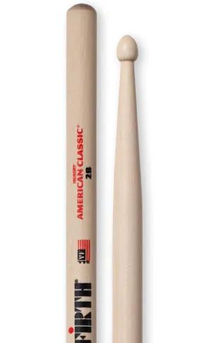 Baqueta Vic Firth American Classic 2B com Ponta de Madeira