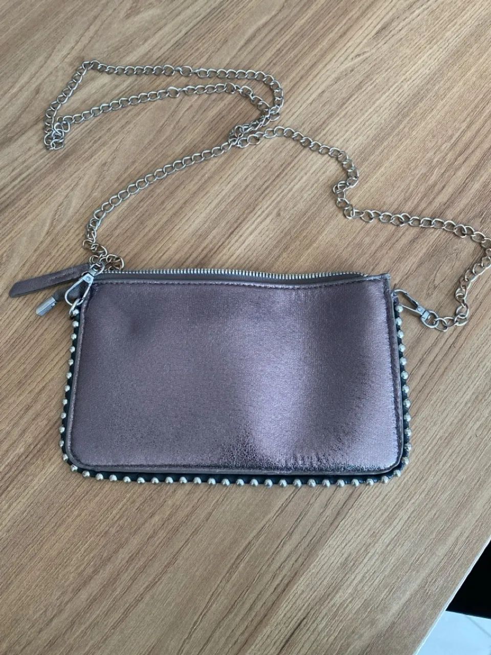 Bolsa de Ombro com Detalhes em Metal - Foto 2