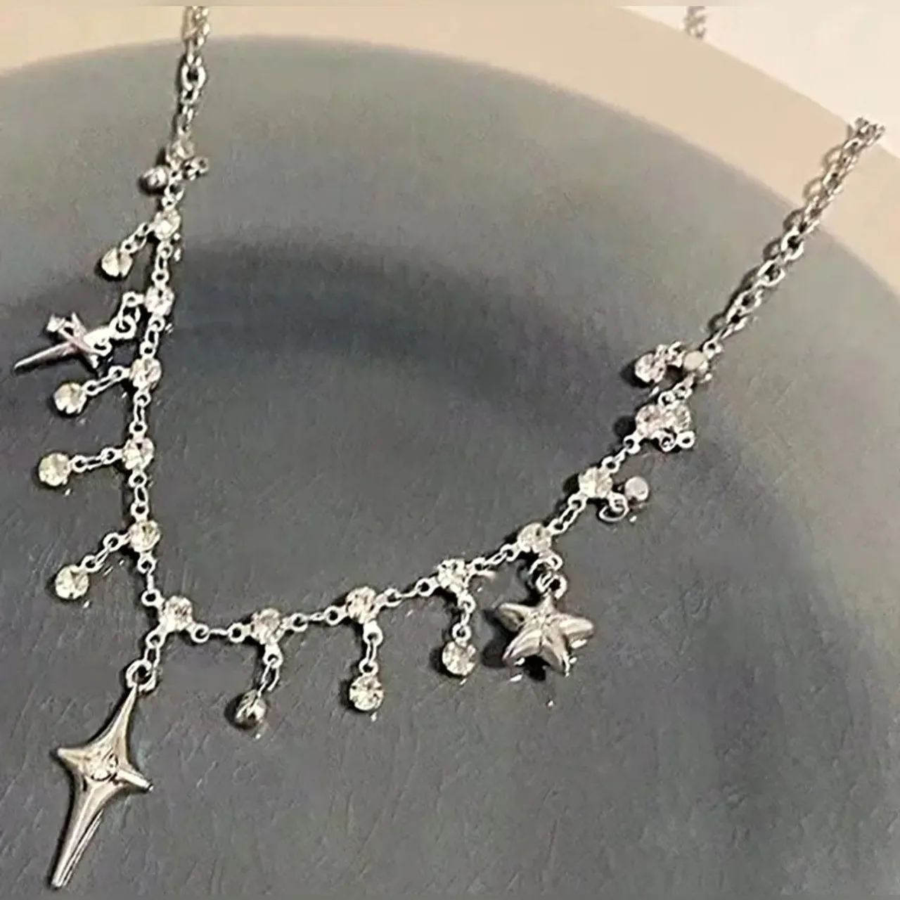 Choker Estrela e Strass Coleção Glamour - Foto 4