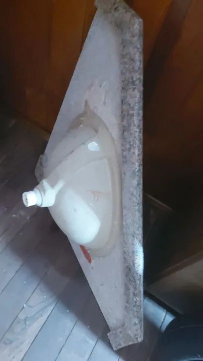 PIA COM PEDRA DE MÁRMORE PRA BANHEIRO  - Foto 5