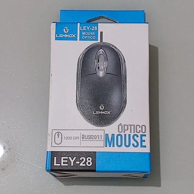 Mouse Lehmox Original com Fio - Foto 4