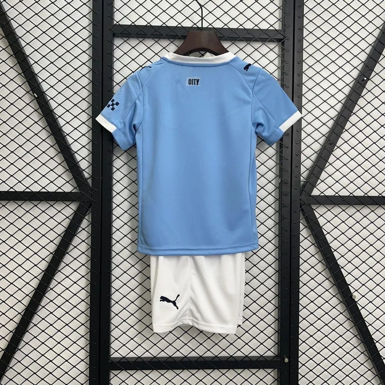 Conjunto Kit Manchester City I Infantil/juvenil 25/26 2 a 13 Anos  - Foto 6