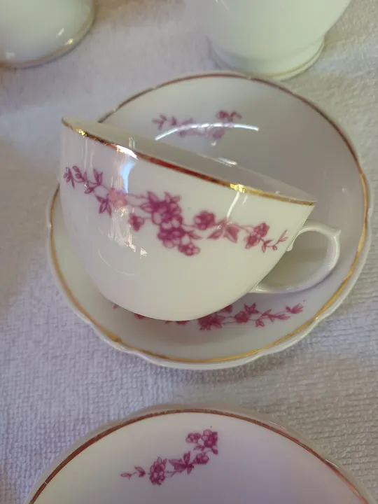 Joguinho de café porcelana real