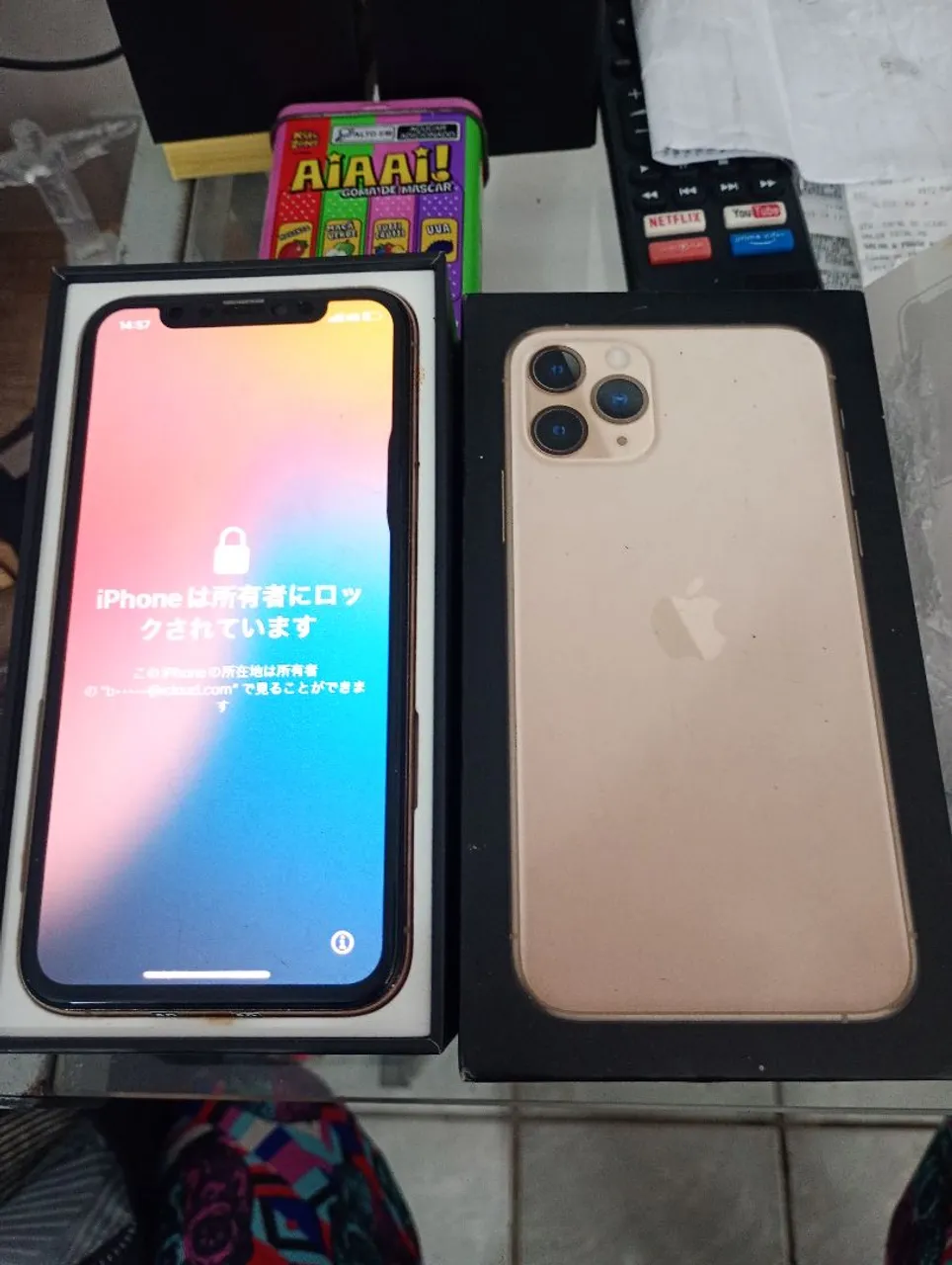 iPhone 11 pro traseira trincada