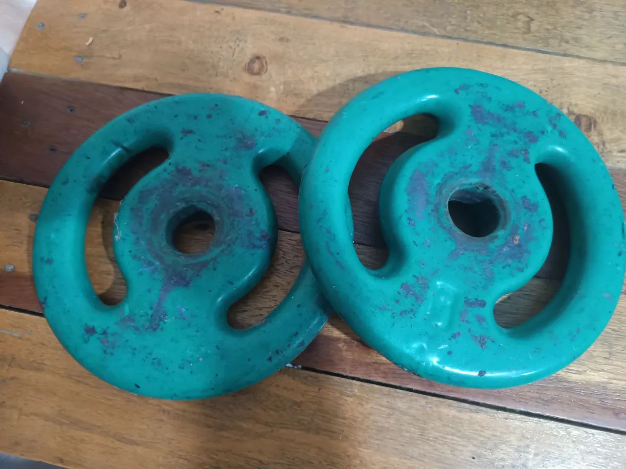 Par de anilhas 5kg emborrachadas64310164356098120