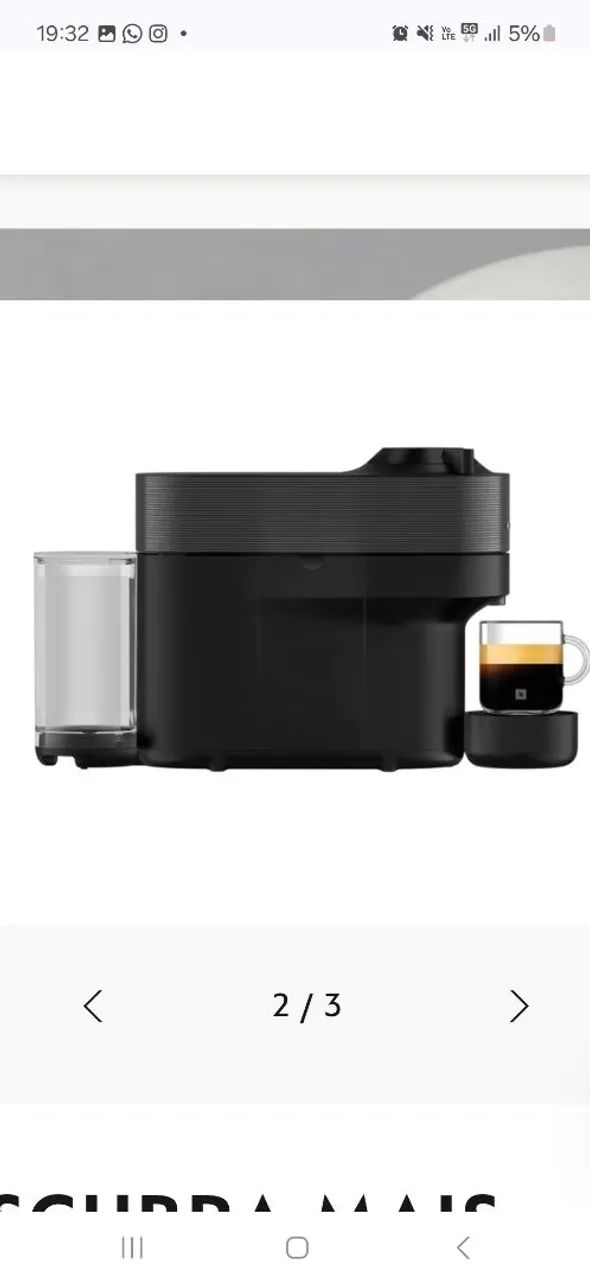 Cafeteira Nespresso 