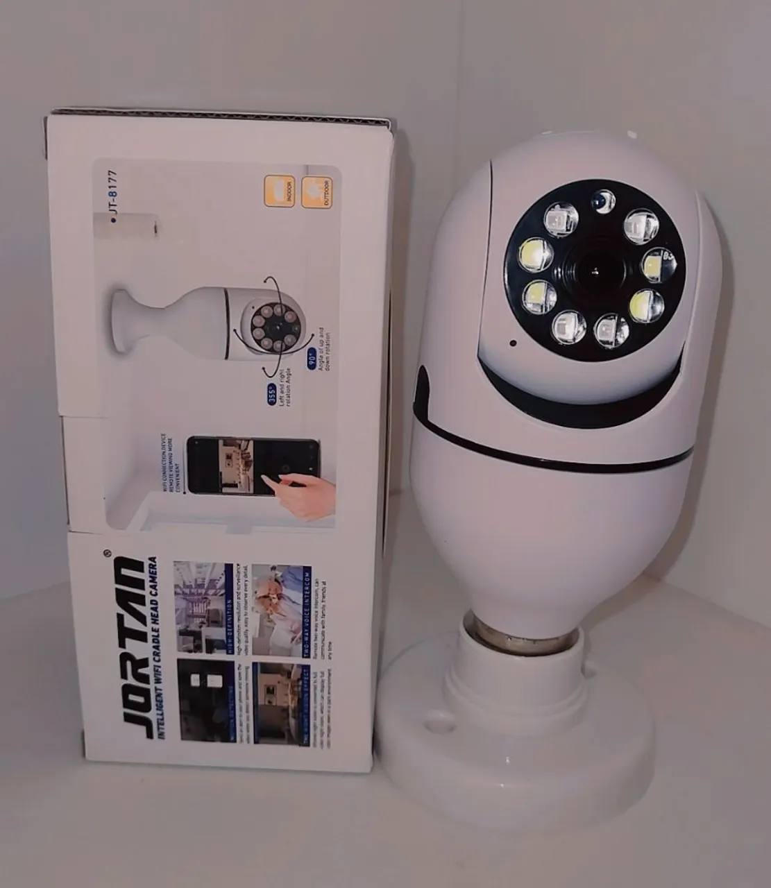 Câmera de Segurança WiFi JORTAN - Visão 360°