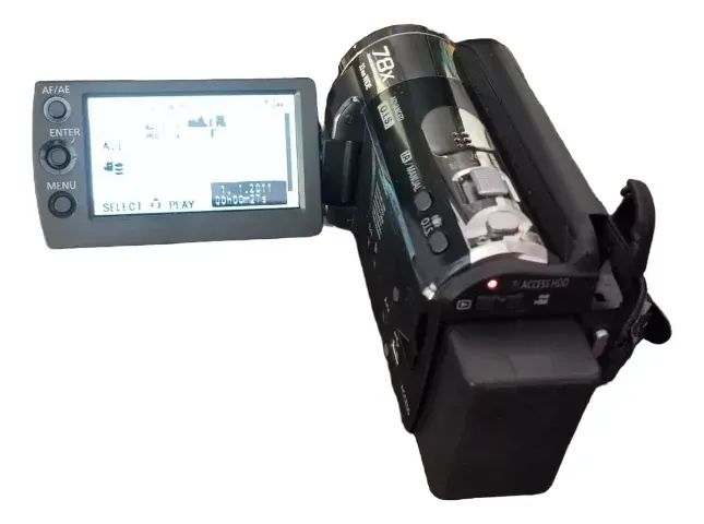 Filmadora Panasonic Sdr-h100p 80 Gb Camcorder Tudo 100% #av (Usado) - Foto 4