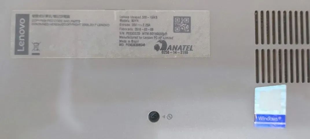 Notebook LENOVO, 15", i3 6ge, 8GB RAM, 240GB SSD, Câmera Integrada, HDMI - Foto 5