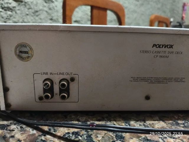 Tape Deck Polyvox CP 1900M - Tela MP3 Adaptada  - Foto 2