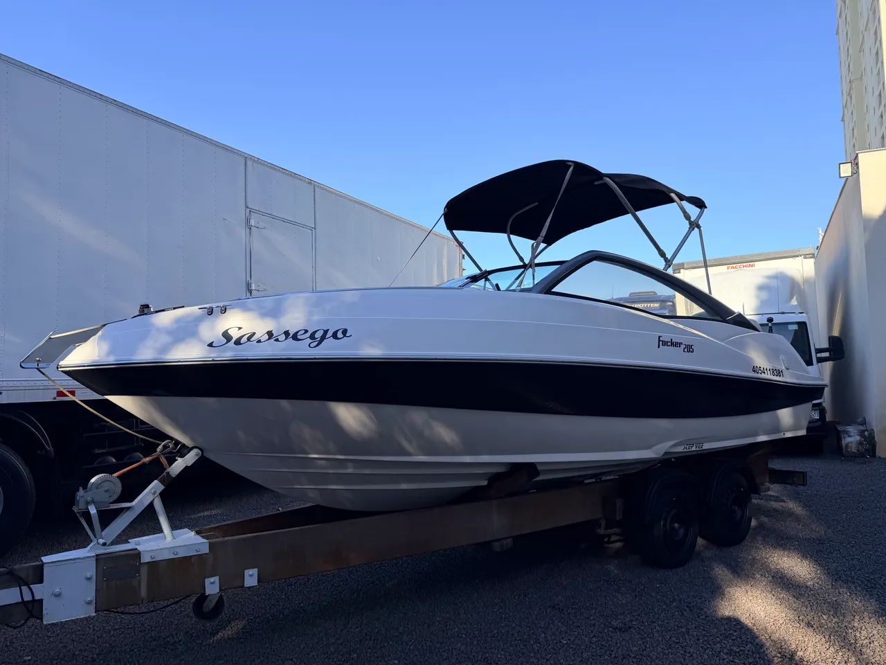 Lancha Focker 205 carreta rodoviária  - Foto 6