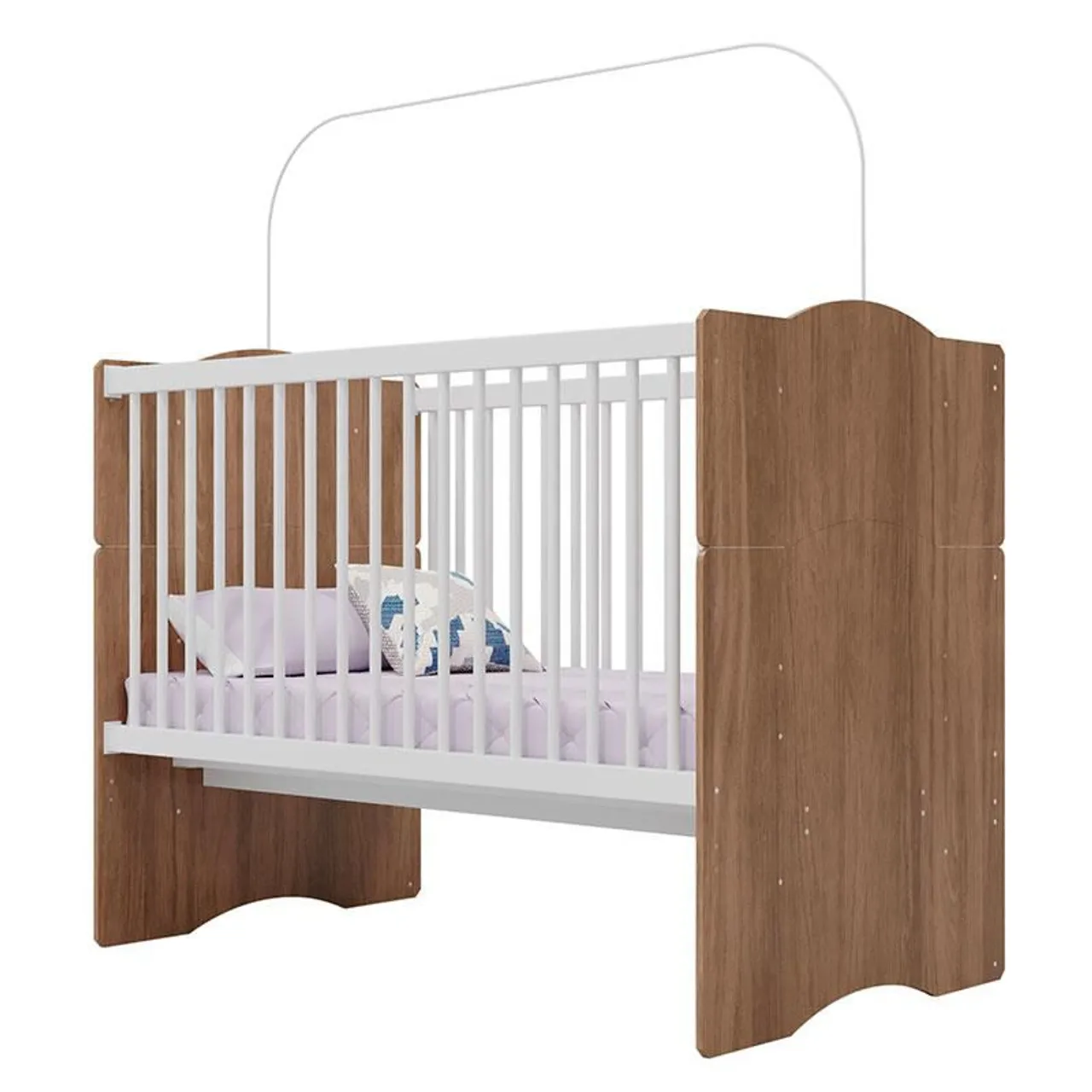 Berço Moderno Amadeirado para Bebê