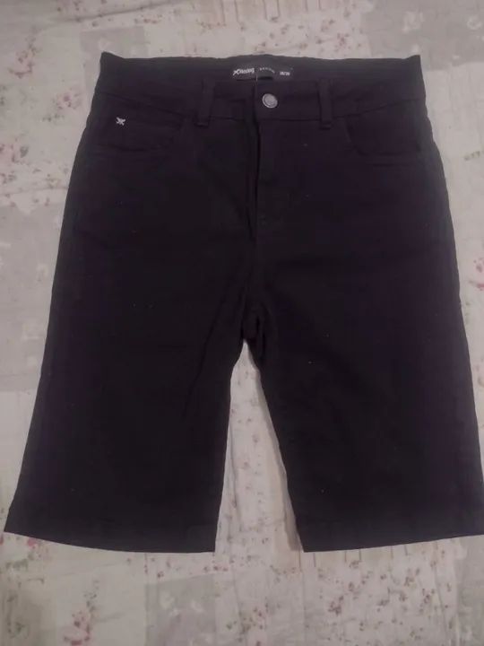 bermuda feminina, com strech, Hering 38