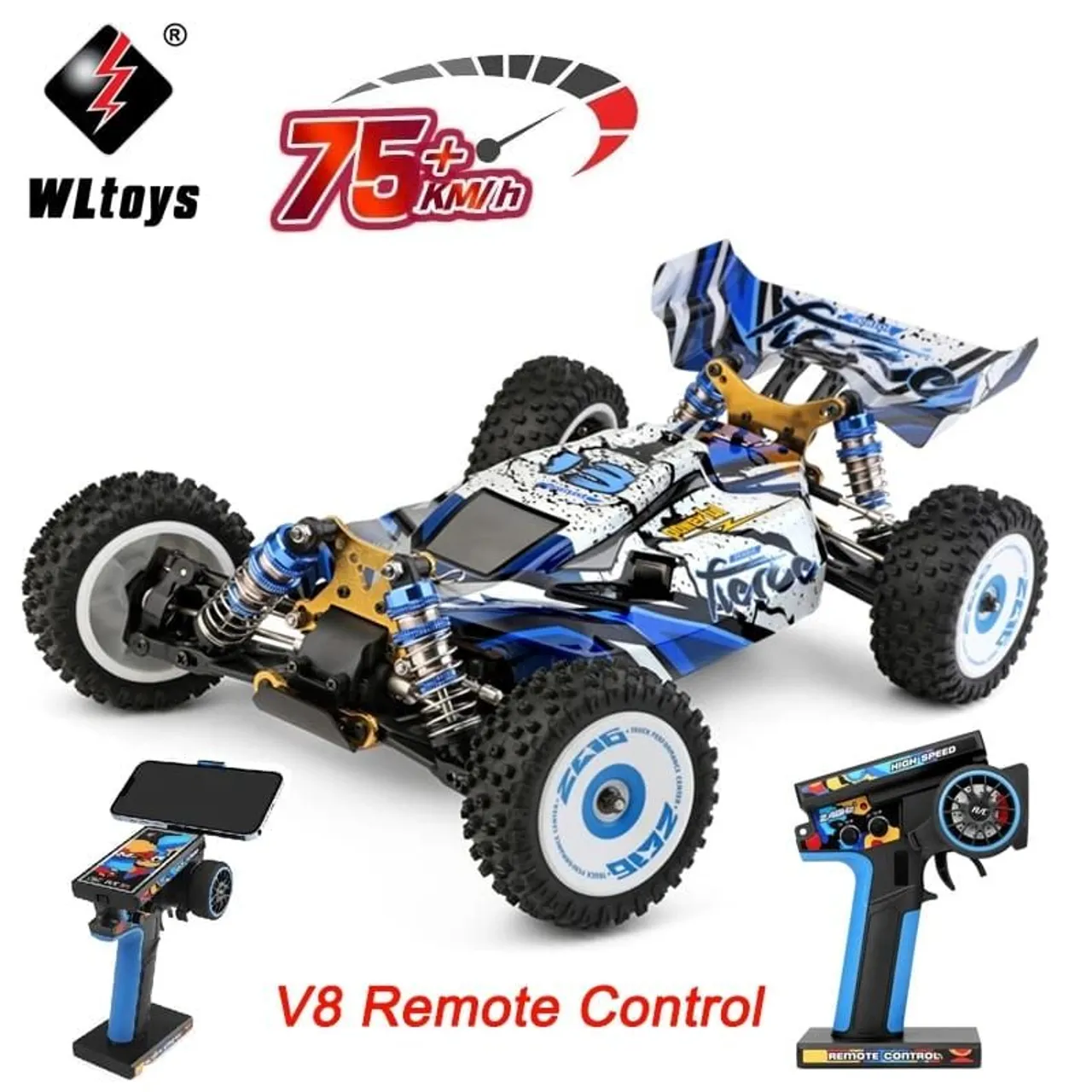 WLtoys Carro de Controle Remoto - Alta Velocidade!