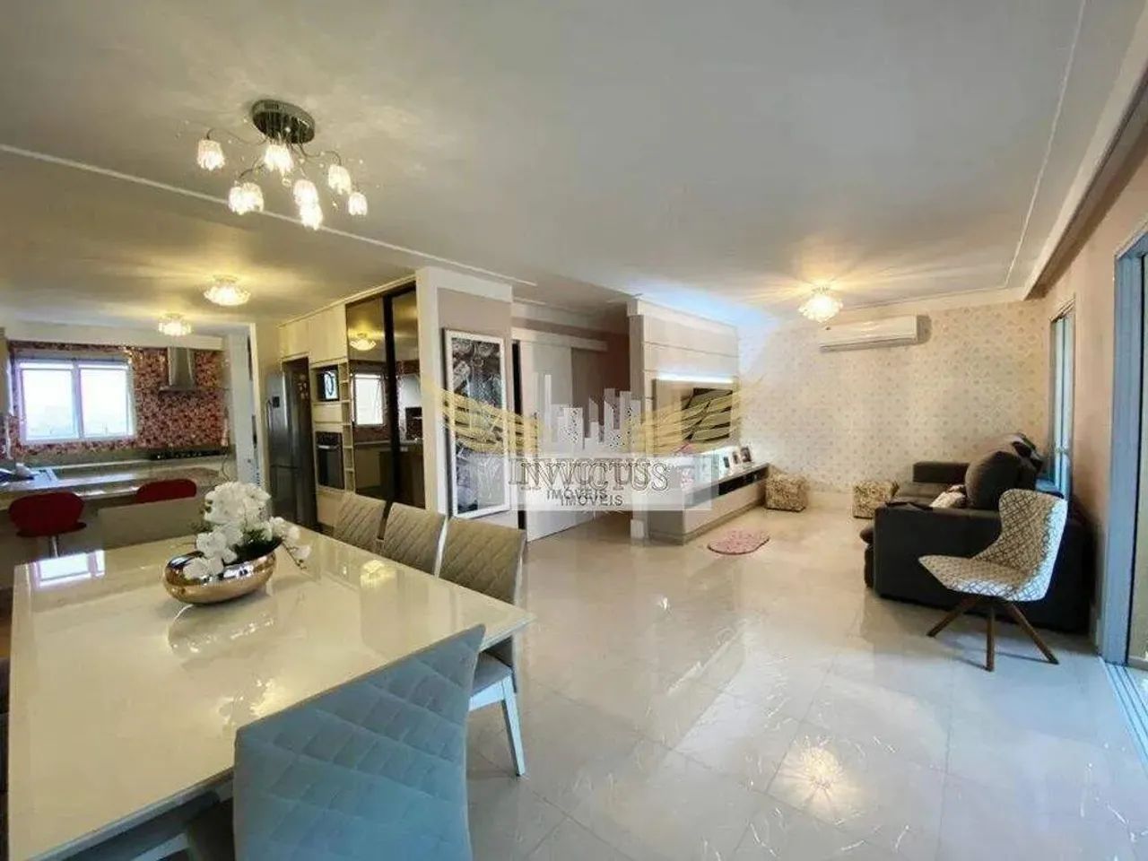 Apartamento Mobiliado com 3 Quartos no Condomínio Paris para Comprar, 128m² - Centro, Sant - Foto 2