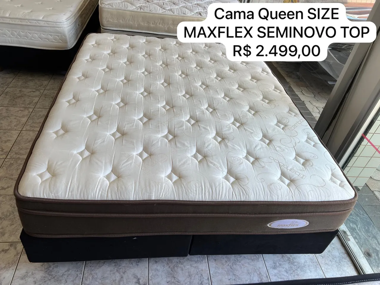 Cama Queen Size Maxflex Seminovo Top