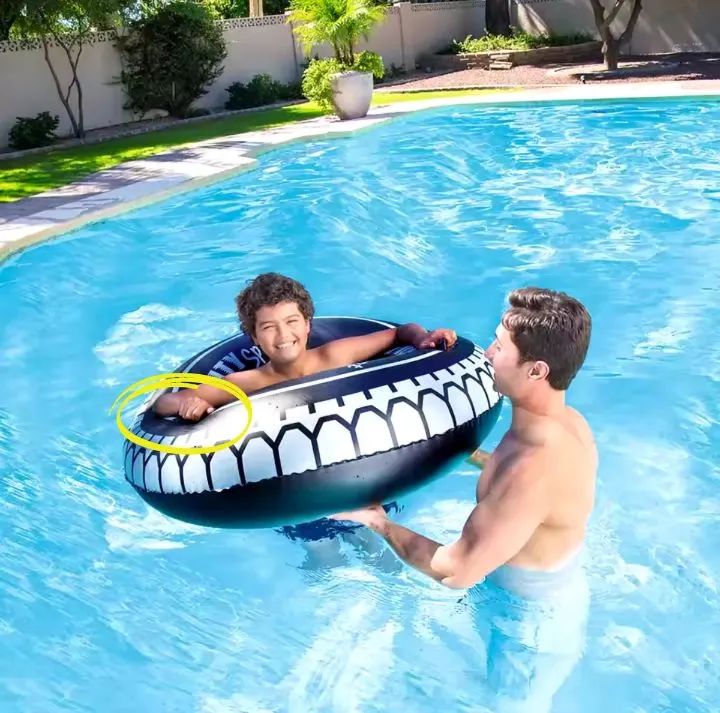 Boia inflável pneu  para piscina - Foto 2