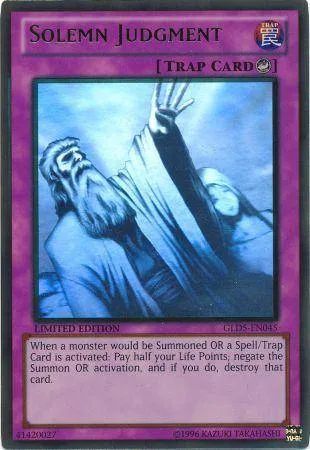 Yugioh!!! Solemn Judgment GLD5-EN045 Ghost Rare