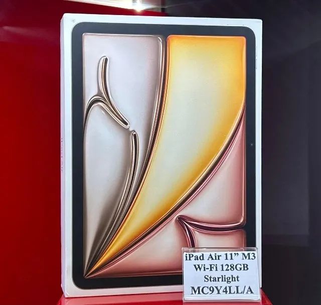 Apple iPad Air 11"- M3 - 128GB - Wi-Fi - STARLIGHT - PRODUTO NOVO E COM GARANTIA