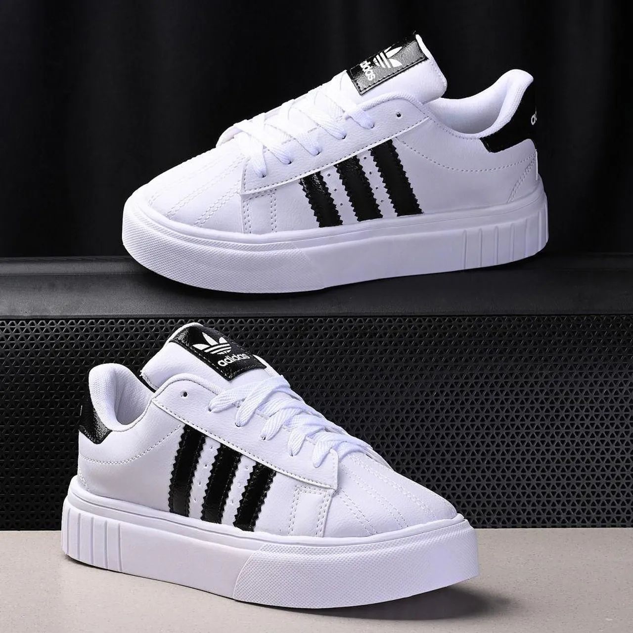 TÊNIS ADIDAS BRANCO E O NEW BALANCE MODELO NOVO PRA VCS Q GOSTA DE TÁ COM UM CALÇADO TOP 