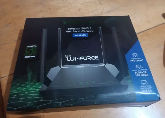 ROTEADOR INTELBRAS WIRELESS W5-1200G PT