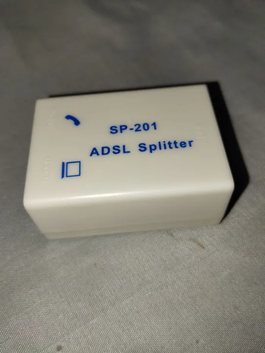 Filtro De Linha Sp 201 duplo Adsl Splitter com cabo