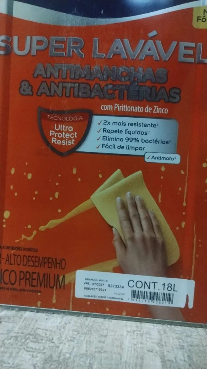 Vendo latas de tintas lacradas 