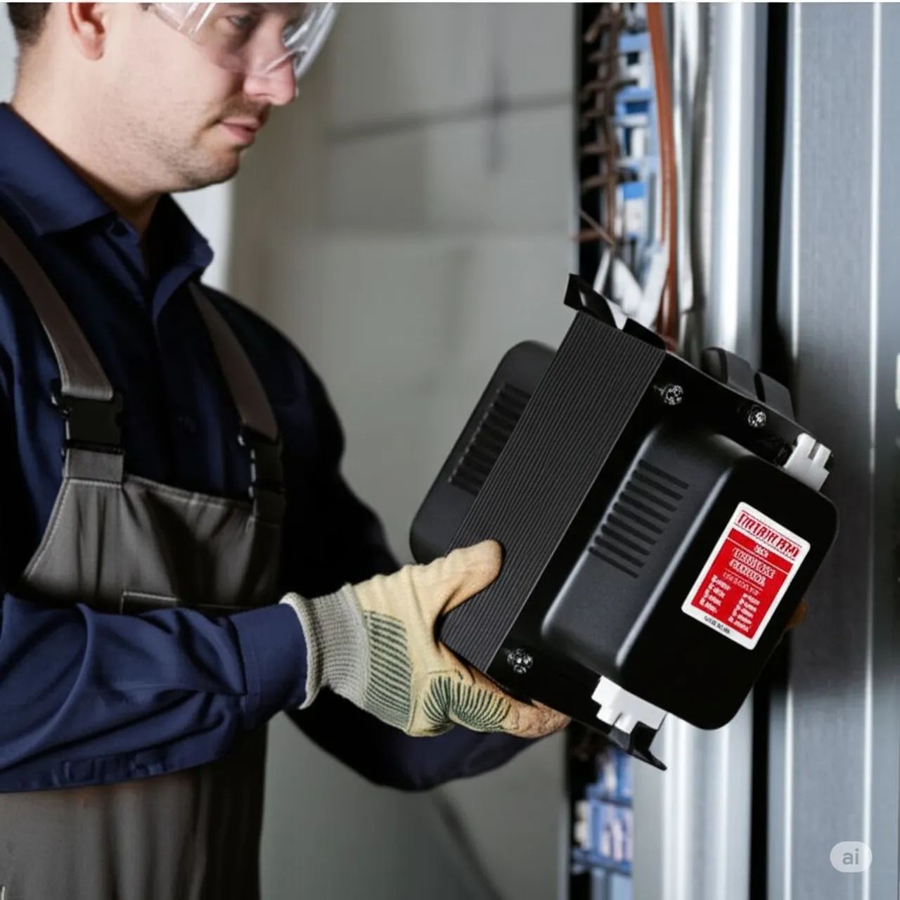 Autotransformador 10000va Bivolt 110-220/220-110 Tech Max VM  - Foto 4