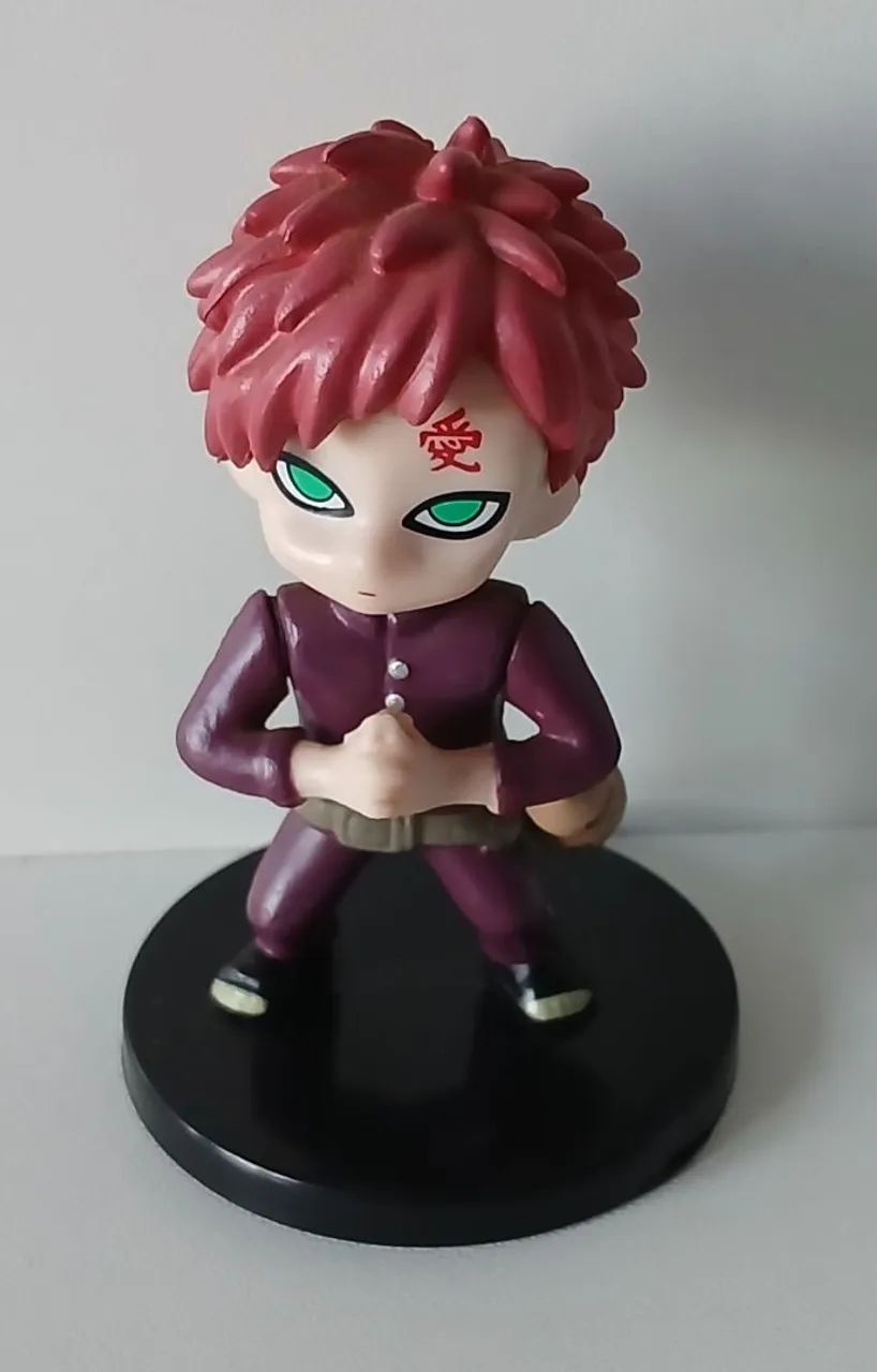 BONECO MINIATURA NARUTO SHIPPUDEN GAARA DO DESERTO