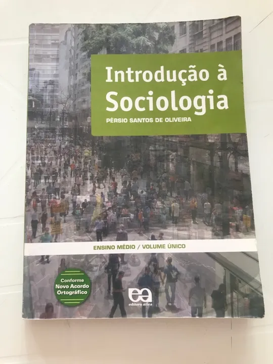 Livro Introdução à Sociologia - Pérsio Santos