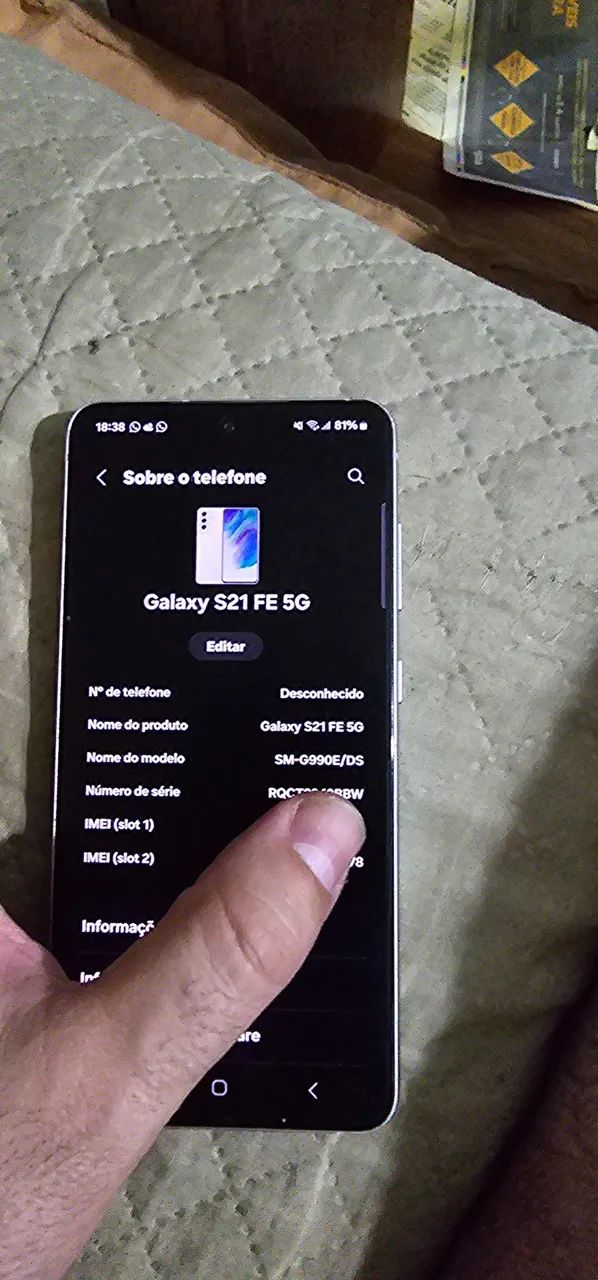 Samsung s21 fe funcionando  - Foto 5
