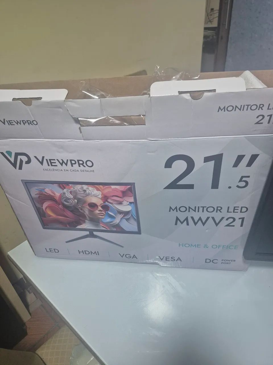 Monitor ViewPro MWV21 21,5'' LED Novo na caixa - Foto 5