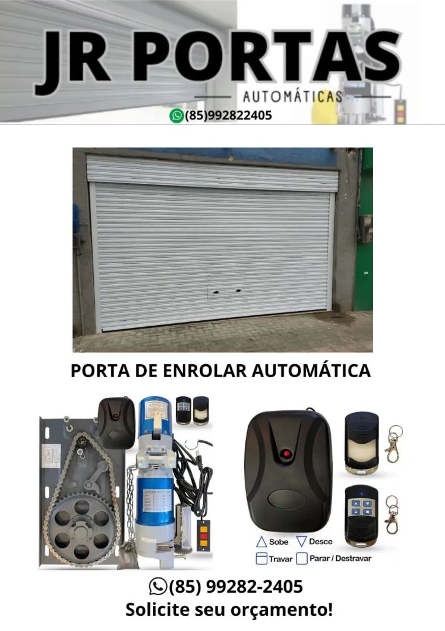 Porta de Enrolar Automática JR Portas
