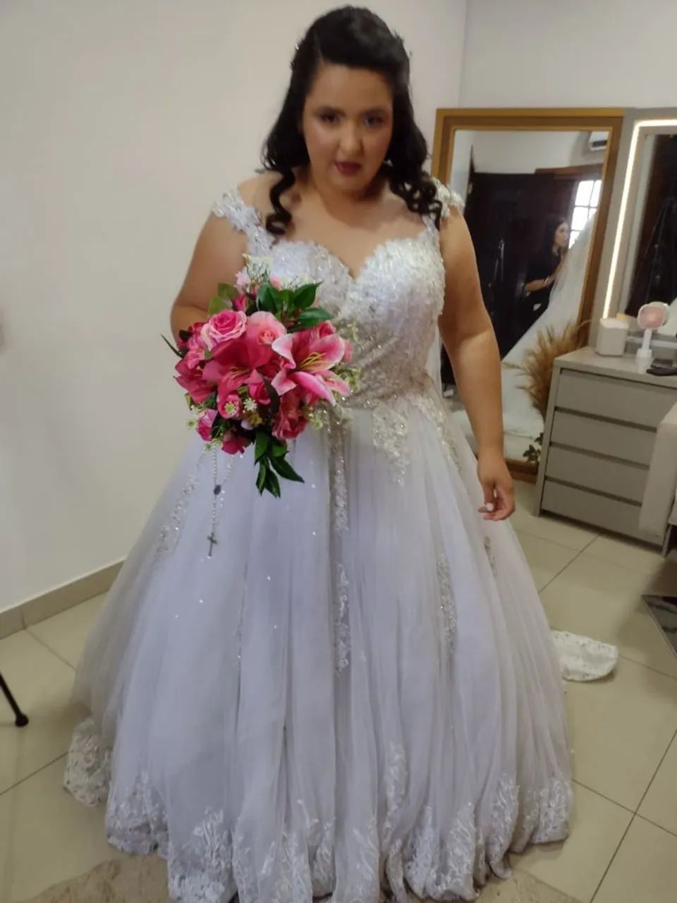 Vestido de noiva G/GG - Foto 3