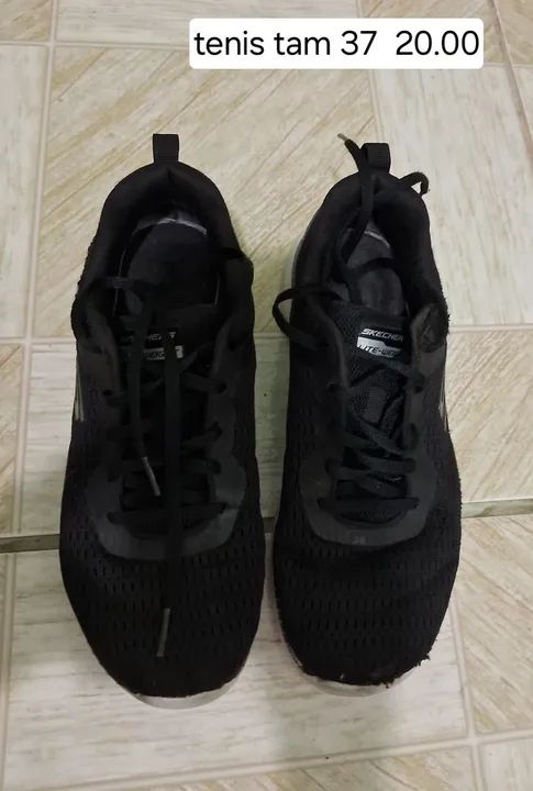 Tênis Skechers Preto - Foto 5
