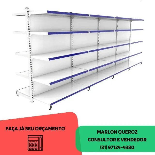 Gondola Central para Mercados Nova