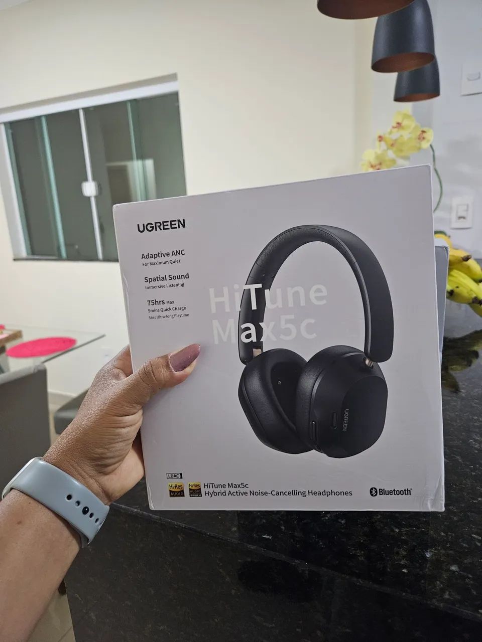 Fones de ouvido UGREEN HiTune Max5c - ANC e Som Espacial - Foto 2