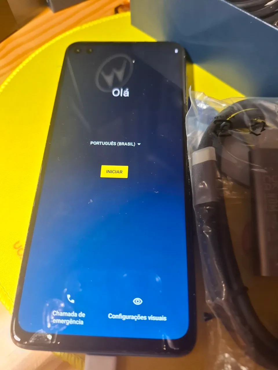 Moto G100 256gb cor skyluminus
