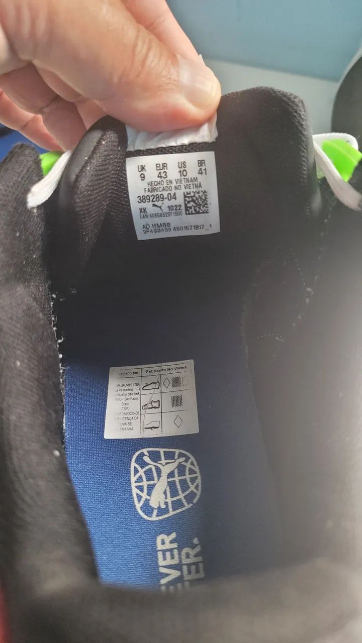 Tênis Puma Trinity Preto e Branco - Foto 5