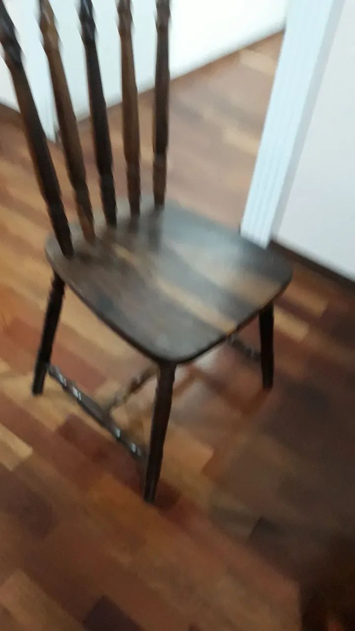 Mesa de Jantar rústica de Madeira imbuia c/6 cadeiras - Foto 3