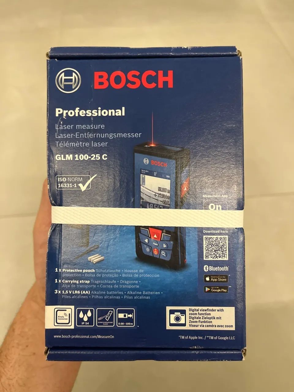 Trena laser bosch GLM 100-25 C