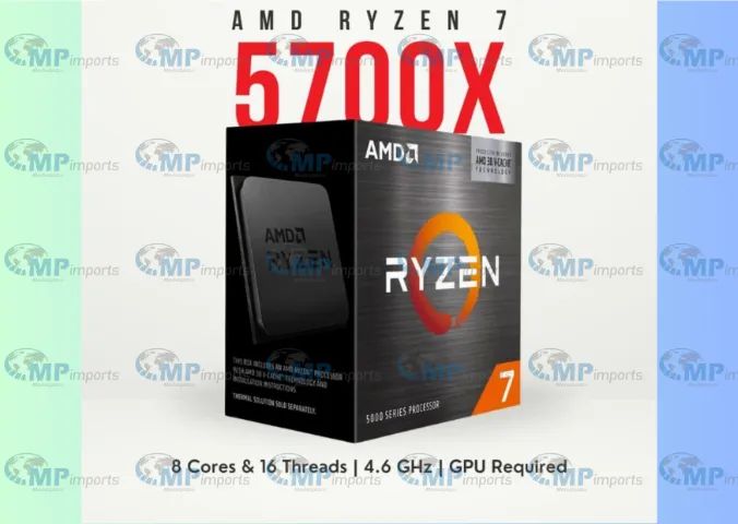 Loja MP Imports: Processador AMD Ryzen 7 5700X, 3.4GHz, Cache 32MB, 8 Núcleos, 16 Threads