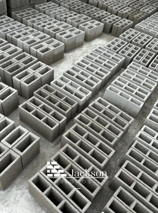 Vendo blocos de concreto 09x19x39 FRETE GRATIS - Foto 2