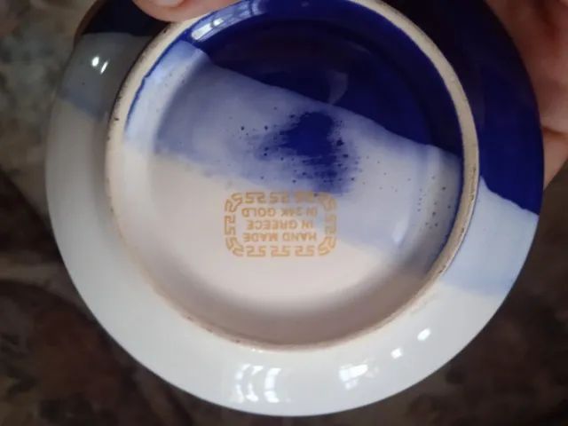 Pires de porcelana grega antiga lindos e muito raros.