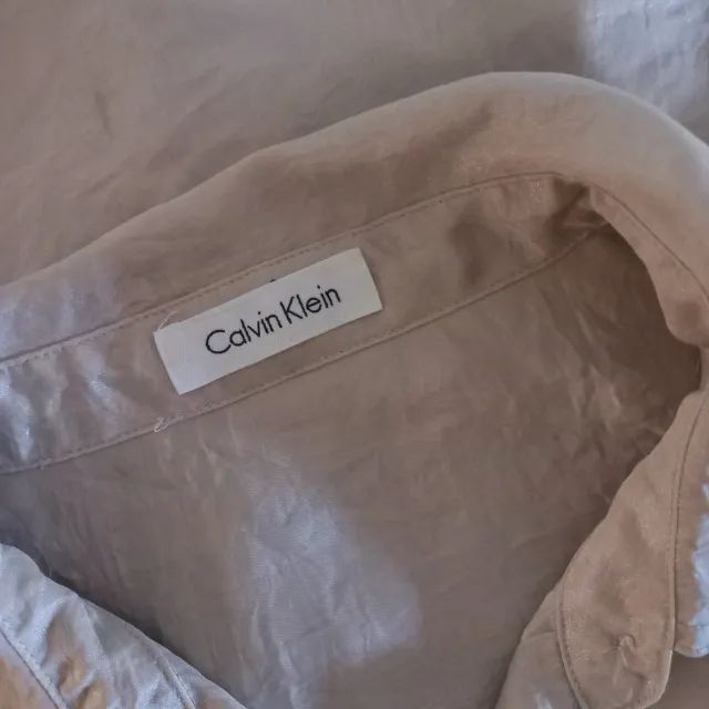 43_Camisa manga longa Calvin Klein / Tam M  - Foto 3