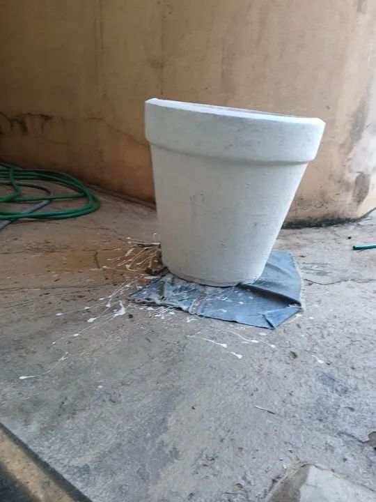 Vaso de Planta em Cimento  46cmx 46 cm