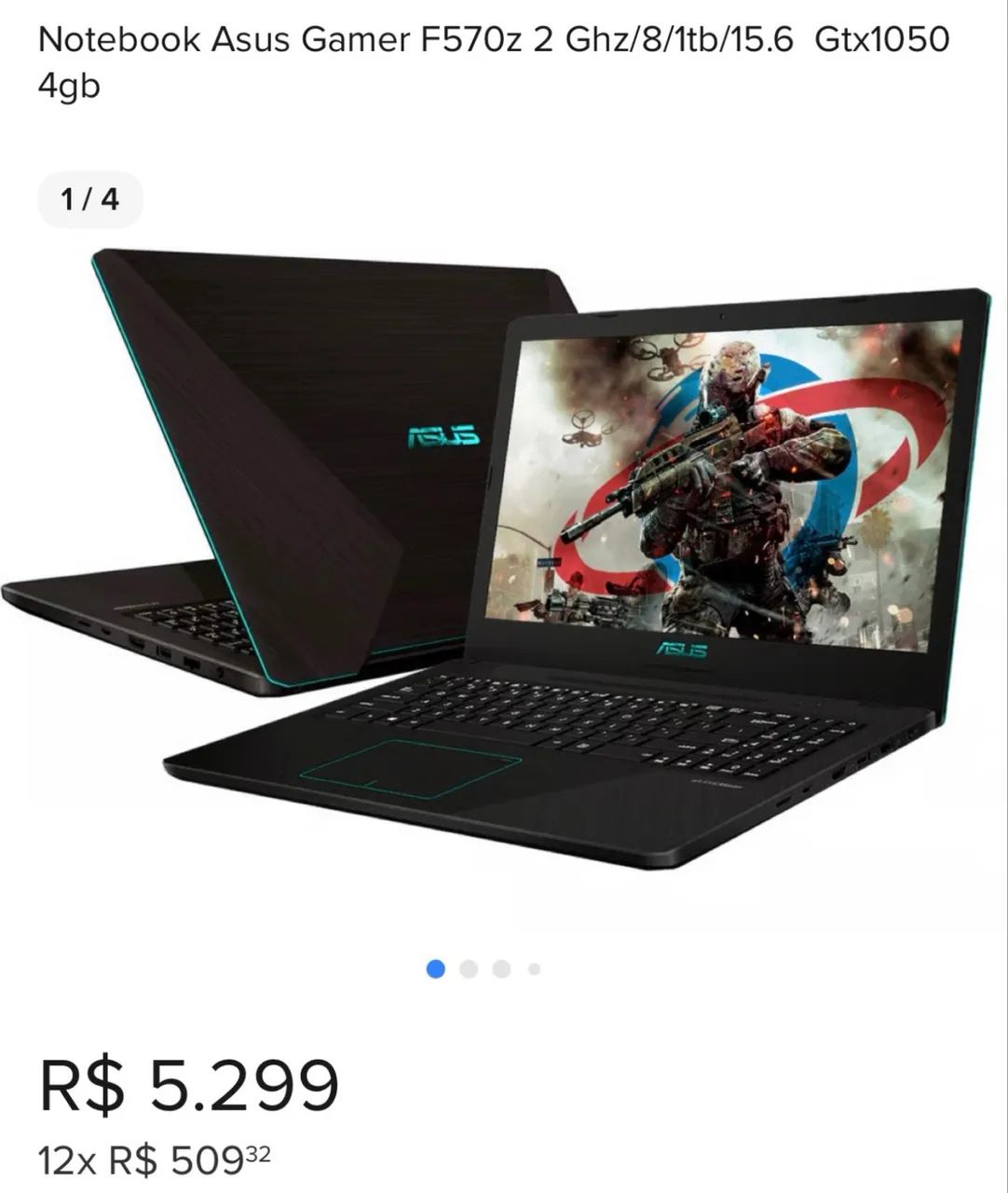 Gaming Notebook - ASUS F570z64312420279939120