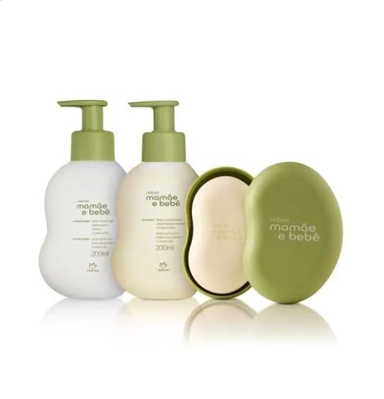 Kit Mamãe e Bebê Shampoo, Condicionador e Sabonete em Barra 2 un - Natura - Foto 2