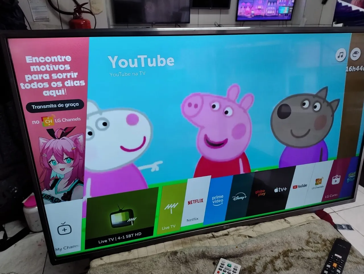 Smart TV LG com YouTube e Apps